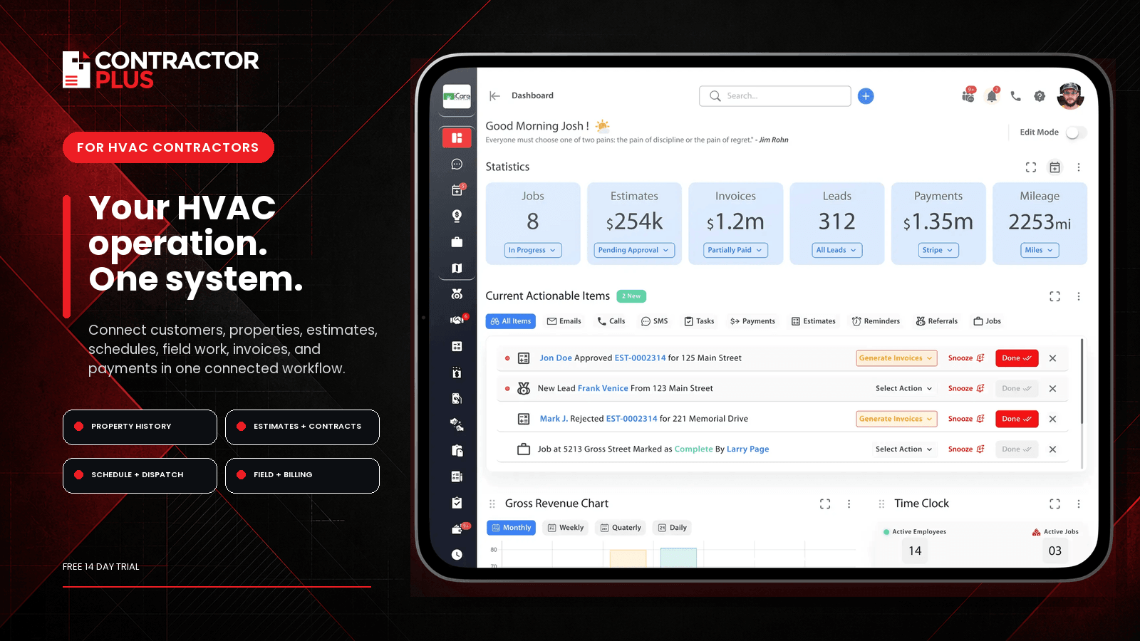 Contractor+ HVAC contractor software